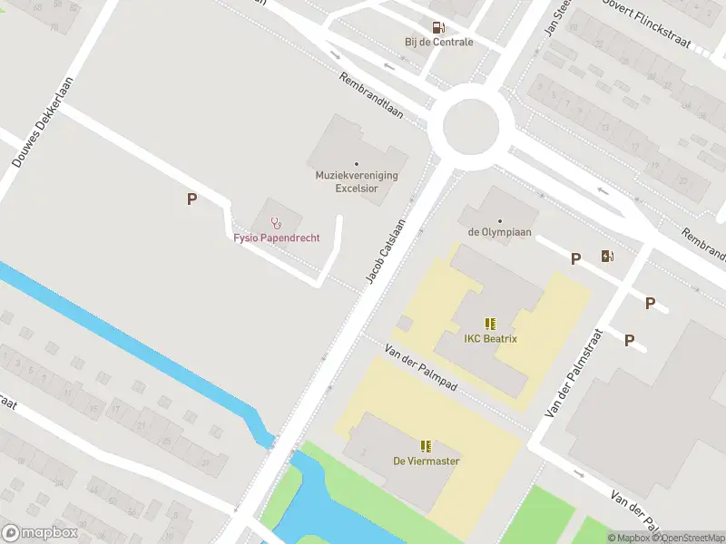 Politie naar de Jacob Catslaan in Papendrecht