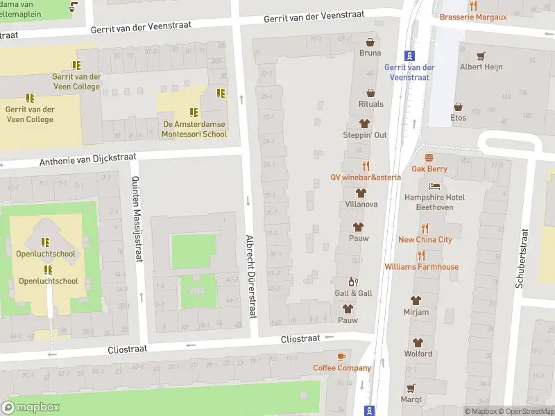 Ambulance met grote spoed naar de Schubertstraat in Amsterdam