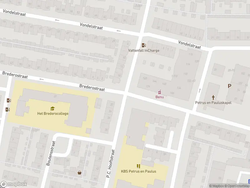 Brandweer met grote spoed naar de P.C. Hooftstraat in Breda vanwege voertuigbrand