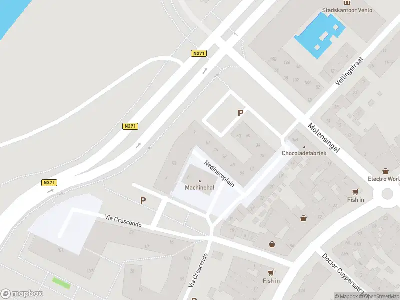 Politie naar de Nedinscoplein in Venlo vanwege aanrijding met letsel