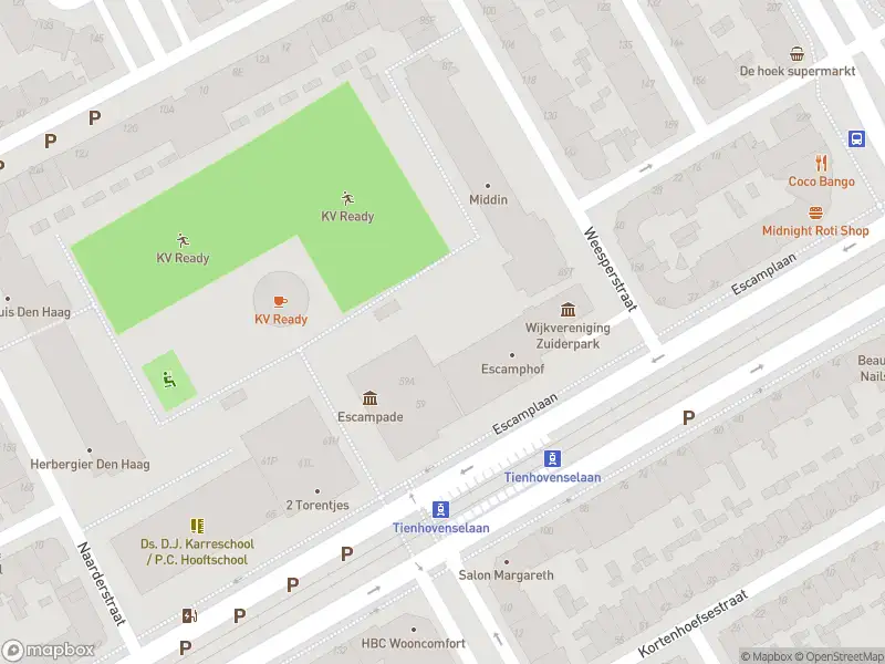 Brandweer met gepaste spoed naar de Weesperstraat in 's-Gravenhage