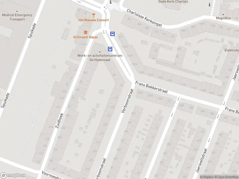 Ambulance met grote spoed naar de Verboomstraat in Rotterdam