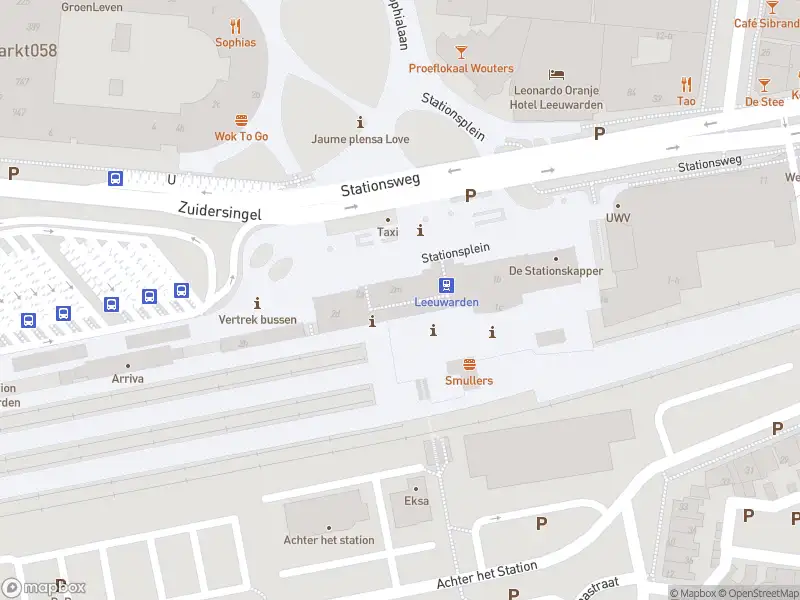 Politie met normale urgentie naar de Stationsplein in Leeuwarden