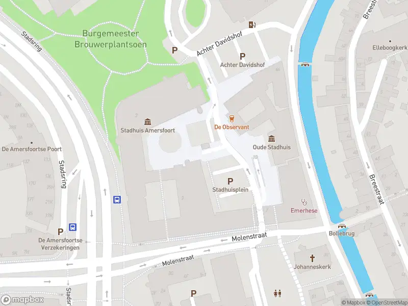 Brandweer met gepaste spoed naar de Stadhuisplein in Amersfoort