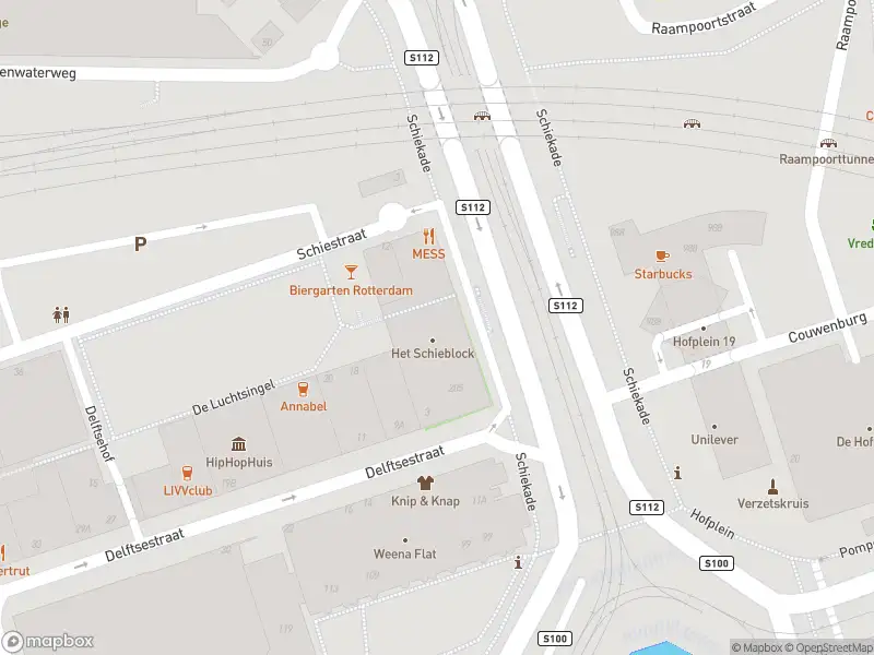 Ambulance naar de Schiekade in Rotterdam