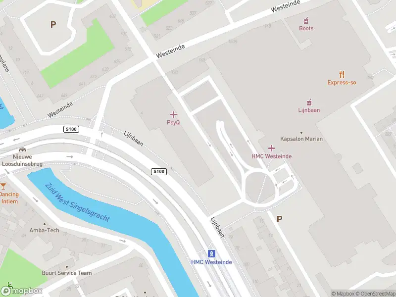 Ambulance met gepaste spoed naar de Lijnbaan in 's-Gravenhage