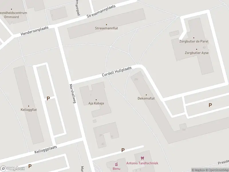 Besteld ambulance vervoer naar de Cordell Hullplaats in Rotterdam