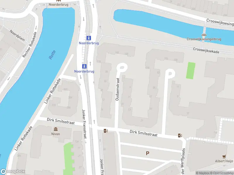 Politie naar de Oudaenstraat in Rotterdam