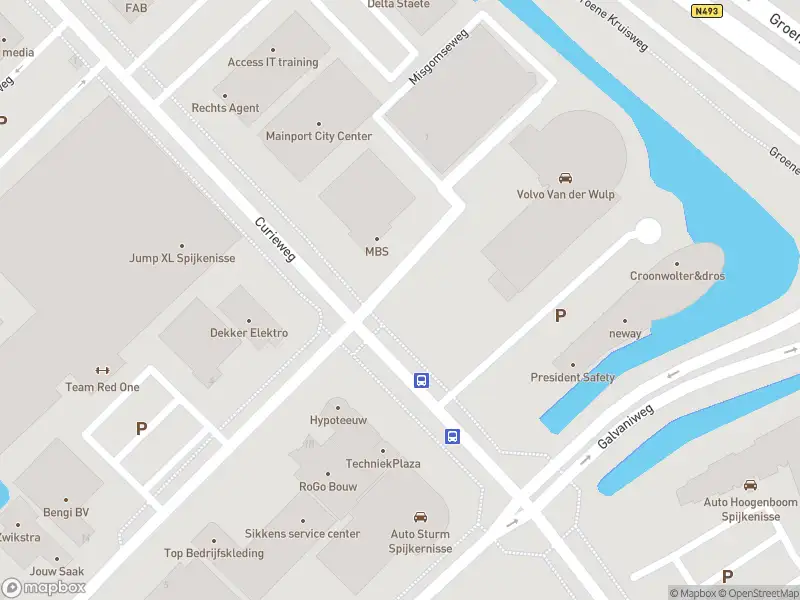 Politie naar de Curieweg in Spijkenisse vanwege ongeval met letsel