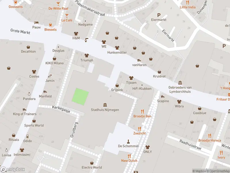 Brandweer met gepaste spoed naar de Korte Nieuwstraat in Nijmegen vanwege afgaan automatisch brandalarm