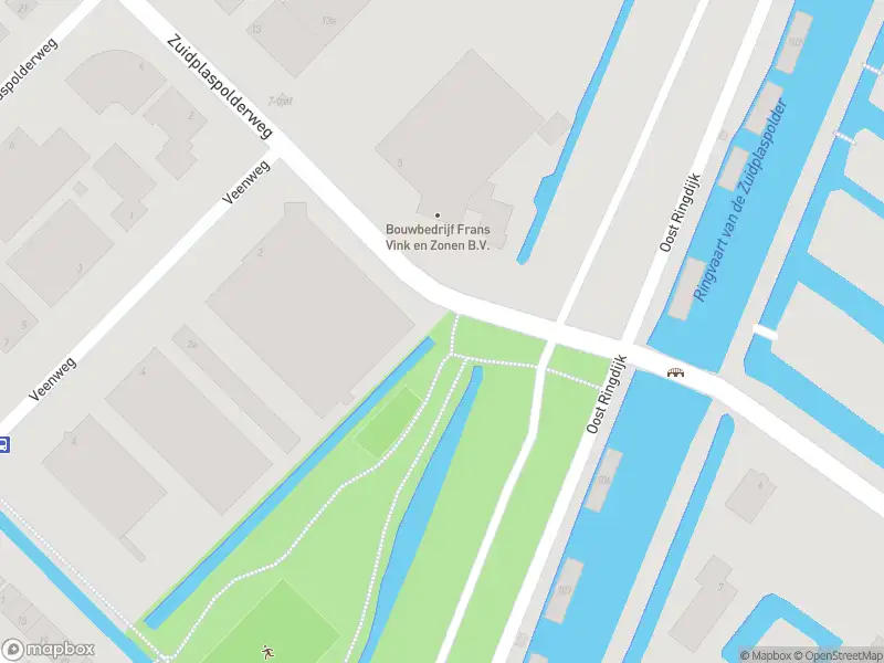 Brandweer met grote spoed naar de Veenweg in Moordrecht vanwege gebouwbrand