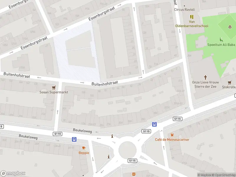 Ambulance met gepaste spoed naar de Buitenhofstraat in Rotterdam