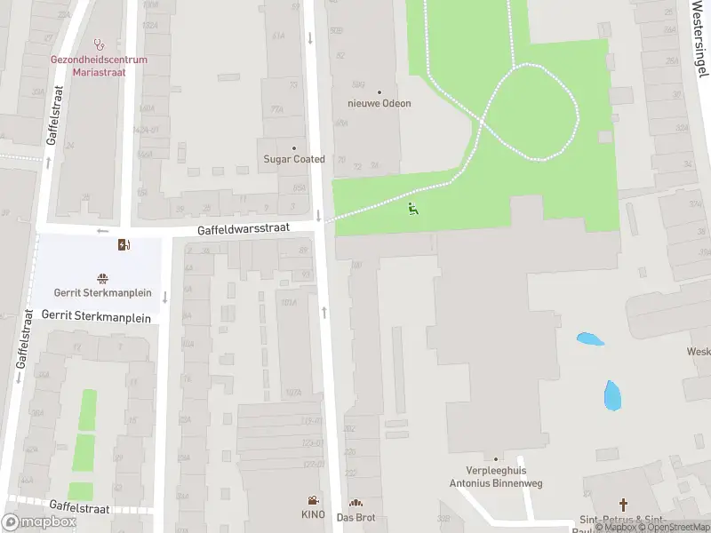 Besteld ambulance vervoer naar de Gouvernestraat in Rotterdam