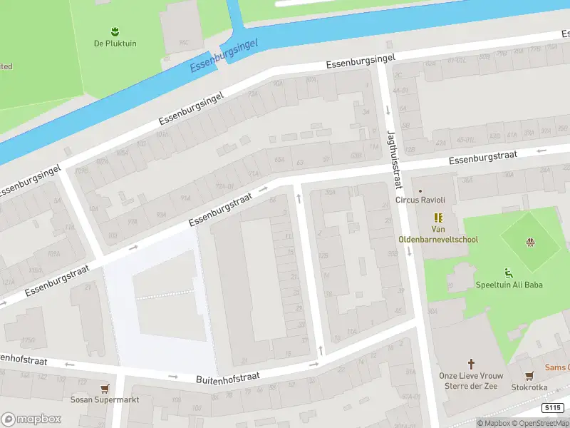 Ambulance met gepaste spoed naar de Grasstraat in Rotterdam