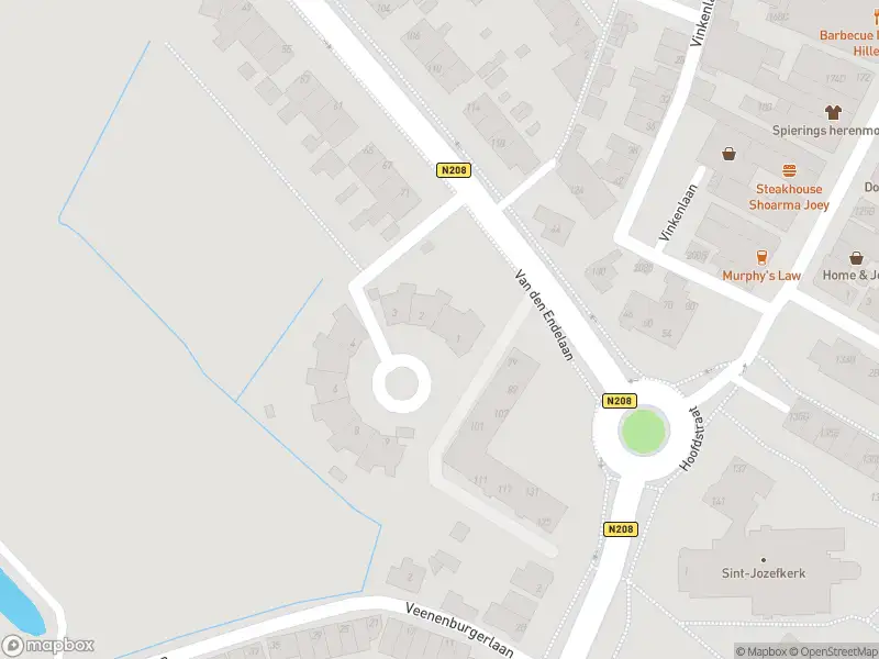 Ambulance met grote spoed naar de Van den Endeplein in Hillegom