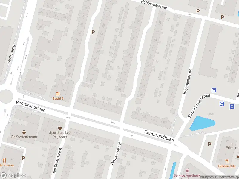 Ambulance met grote spoed naar de Vermeerstraat in Sliedrecht