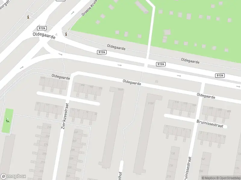 Ambulance met grote spoed naar de Oldegaarde in Rotterdam