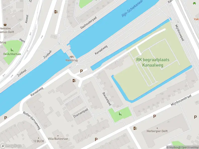 Traumahelikopter naar de Bauxietpad in Delft