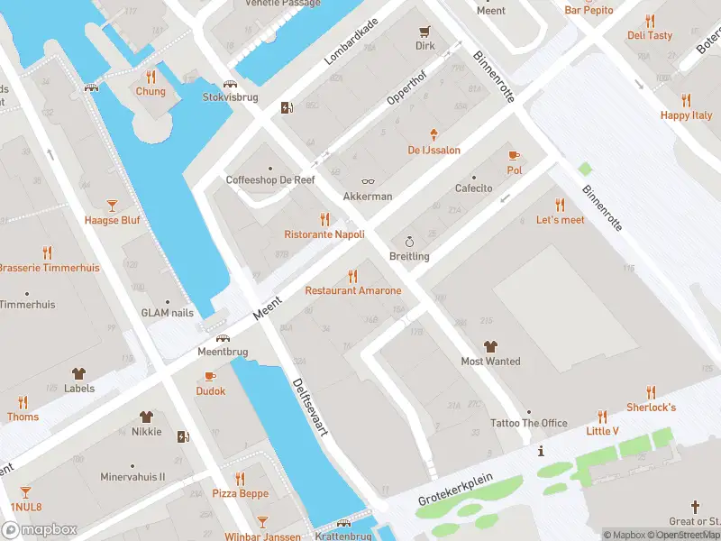 Ambulance met gepaste spoed naar de Meent in Rotterdam