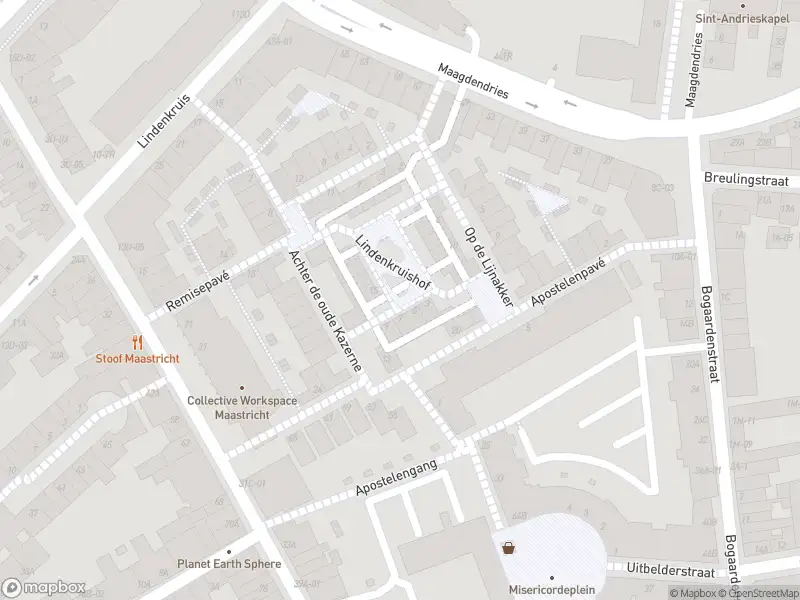 Brandweer met gepaste spoed naar de Lindenkruishof in Maastricht