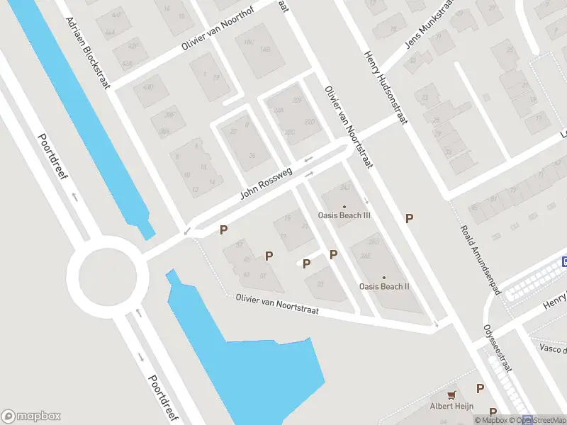 Politie naar de John Rossweg in Almere vanwege personen te water