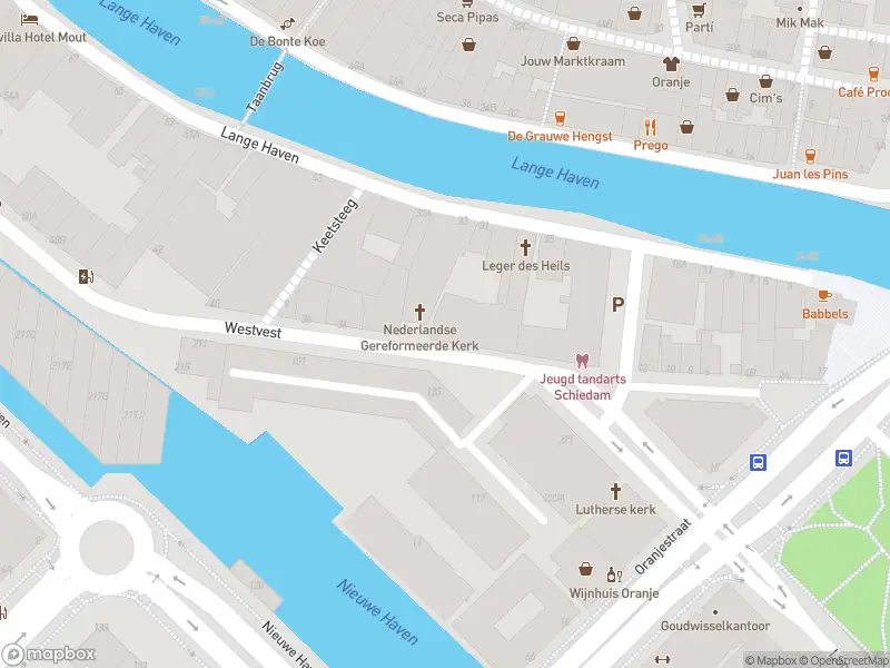 Ambulance met grote spoed naar de Westvest in Schiedam