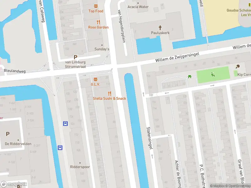 Ambulance met gepaste spoed naar de Statensingel in Gouda