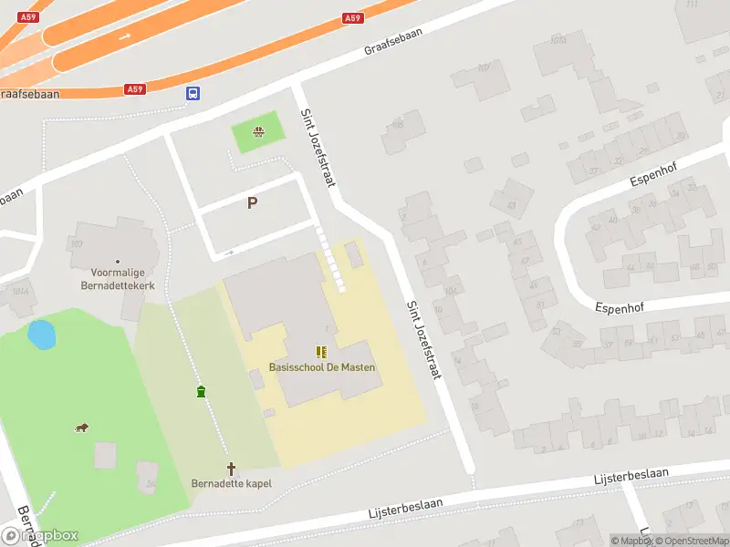 Brandweer met gepaste spoed naar de Sint Jozefstraat in Rosmalen