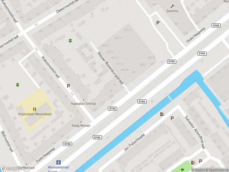 Brandweer met gepaste spoed naar de Nieuw-Rozenburgstraat in 's-Gravenhage vanwege wateroverlast