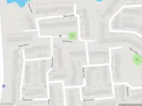 Ambulance met grote spoed naar de Baarsveen in Spijkenisse