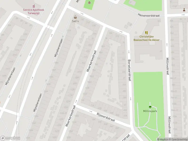 Ambulance met gepaste spoed naar de Moerkerkestraat in Rotterdam