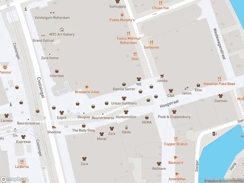 Brandweer met gepaste spoed naar de Beursplein in Rotterdam vanwege wateroverlast