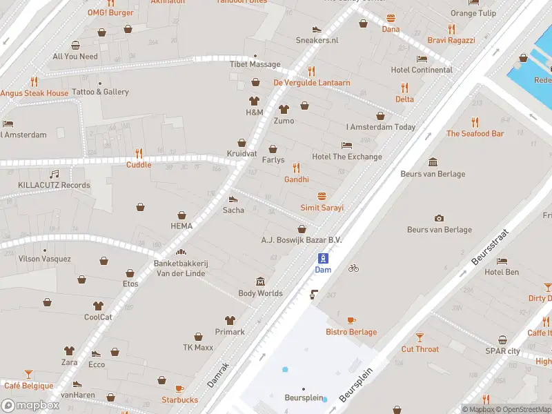 Ambulance met grote spoed naar de Onze Lieve Vrouwesteeg in Amsterdam