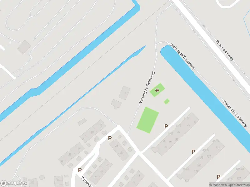 Brandweer met gepaste spoed naar de Verlengde Tielseweg in Tiel vanwege stormschade