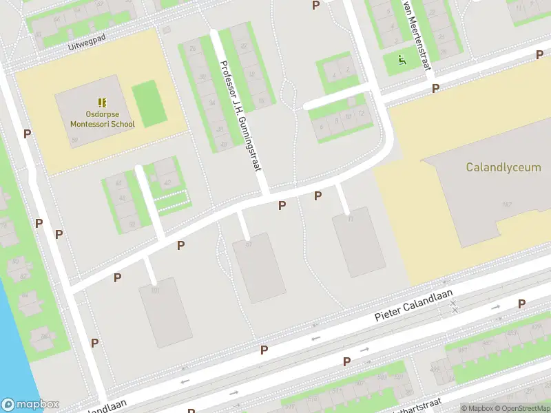 Brandweer met gepaste spoed naar de Prof. J.H. Gunningstraat in Amsterdam