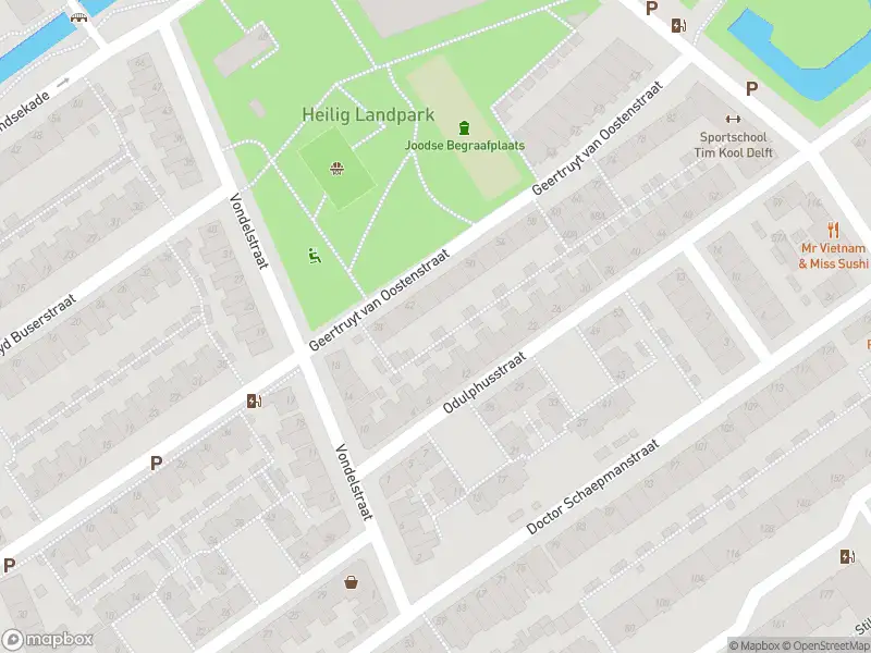 Ambulance met gepaste spoed naar de Geertruyt van Oostenstraat in Delft