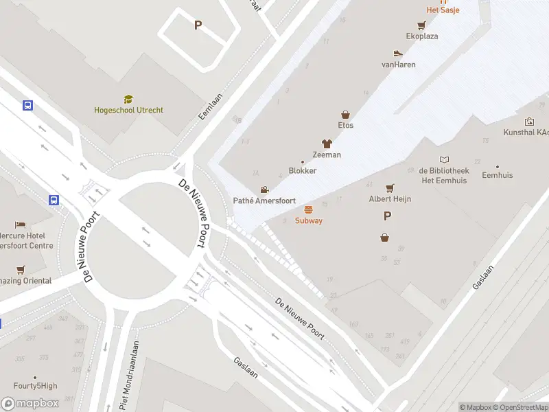 Brandweer met gepaste spoed naar de Eemplein in Amersfoort vanwege een liftopsluiting