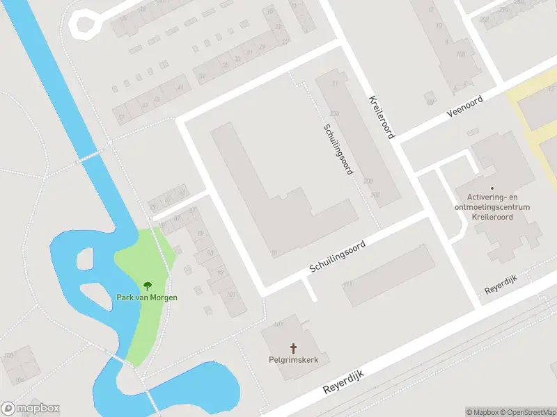 Ambulance naar de Schuilingsoord in Rotterdam