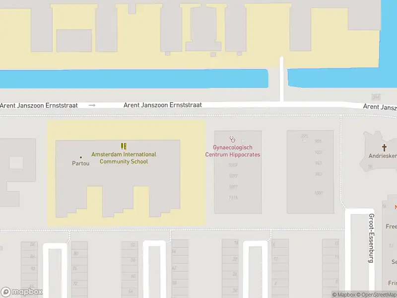 Ambulance met grote spoed naar de Arent Janszoon Ernststraat in Amsterdam