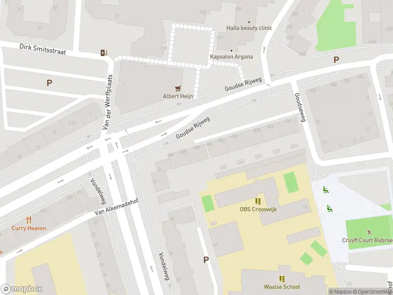 Ambulance met grote spoed naar de Goudse Rijweg in Rotterdam