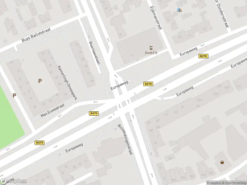 Politie naar de Europaweg in Helmond vanwege ongeval met letsel