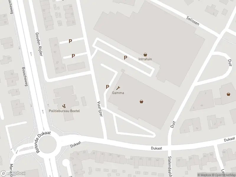 Brandweer met grote spoed naar de Vuurijzer in Boxtel vanwege gebouwbrand