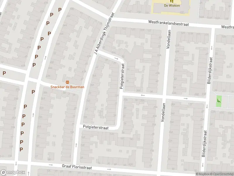 Ambulance met gepaste spoed naar de Potgieterstraat in Schiedam