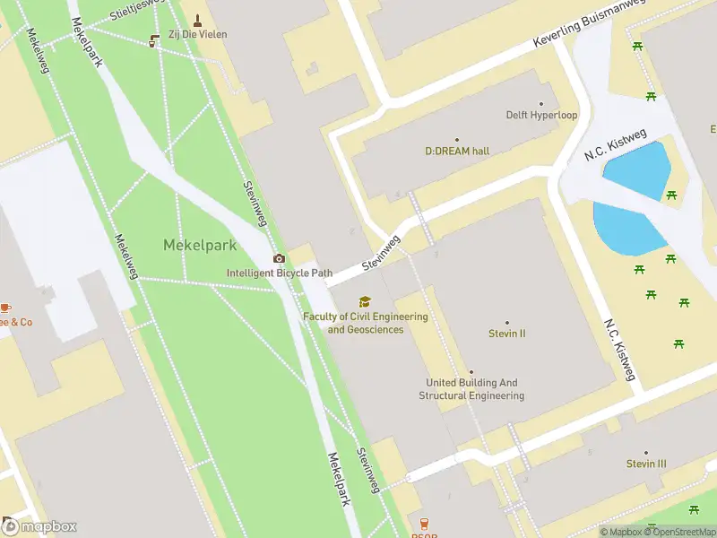 Brandweer met gepaste spoed naar de Stevinweg in Delft vanwege middelgrote brand