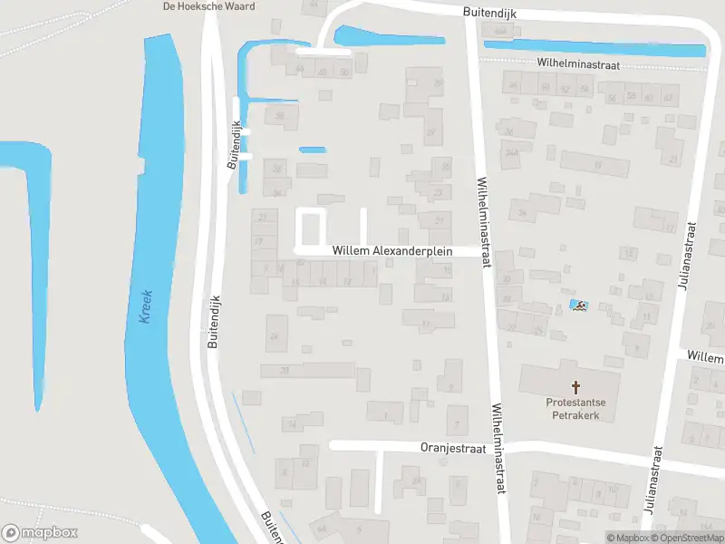 Ambulance met grote spoed naar de Willem Alexanderplein in Heinenoord