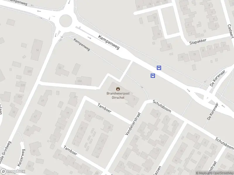 Brandweer met grote spoed naar de Kempenweg in Oirschot