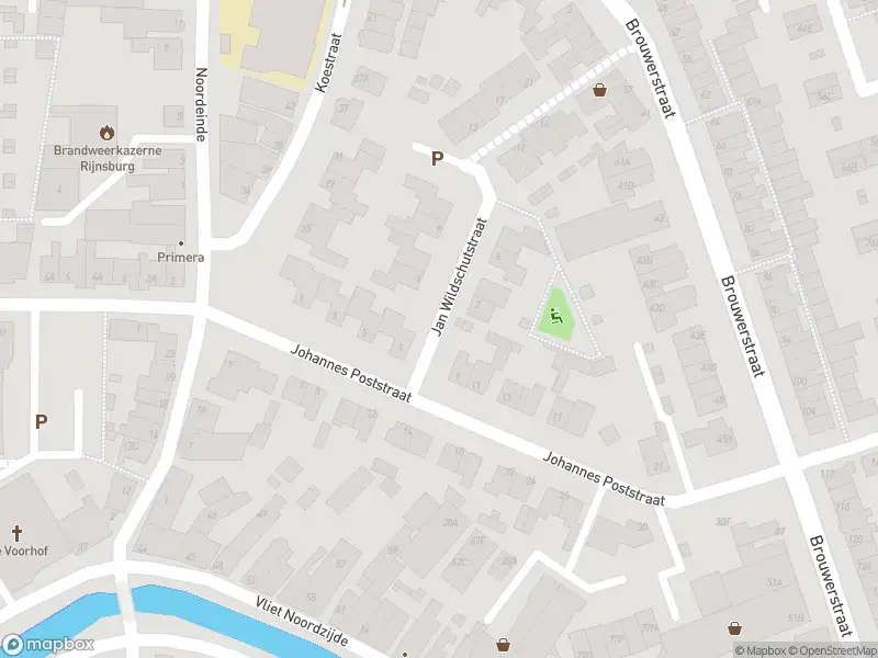 Brandweer met grote spoed naar de Jan Wildschutstraat in Rijnsburg vanwege gebouwbrand