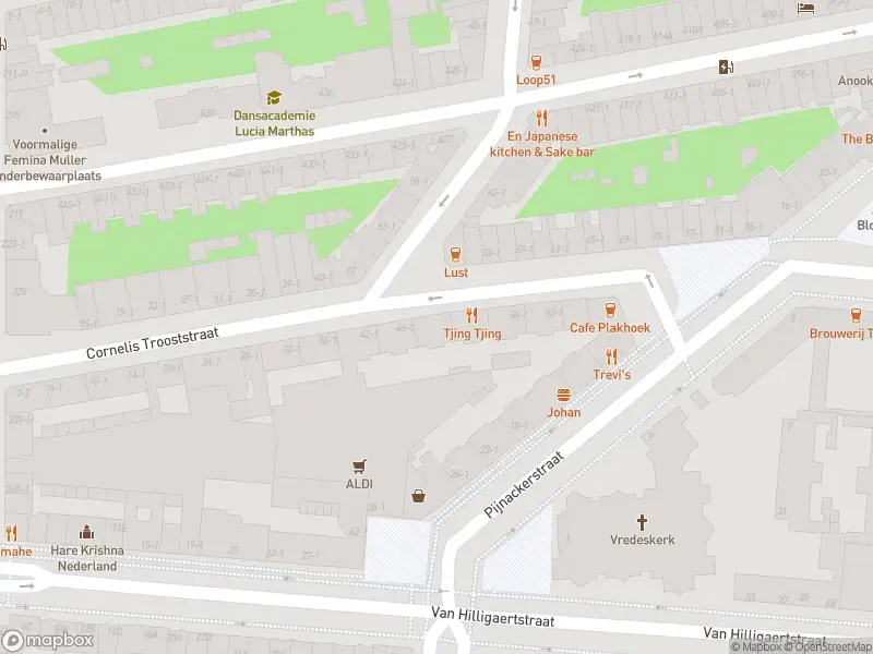 Brandweer met gepaste spoed naar de Van Hilligaertstraat in Amsterdam