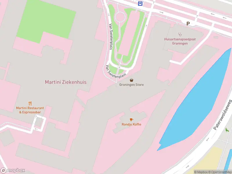 Brandweer naar de Van Swietenplein in Groningen vanwege afgaan automatisch brandalarm