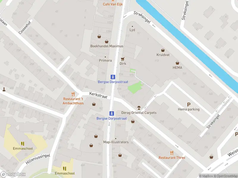 Ambulance met grote spoed naar de Bergse Dorpsstraat in Rotterdam